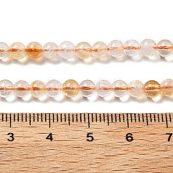 Heated Natural Citrine Beads Strands&nbsp;G-A262-A01-5mm