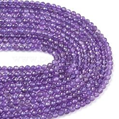 Natural Amethyst Beads Strands&nbsp;G-L654-O01-4mm