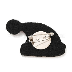 Christmas Theme PU Leather Brooch&nbsp;JEWB-C004-01G