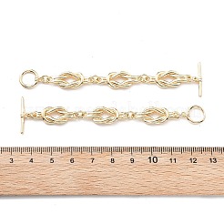 Brass Toggle Clasps&nbsp;KK-G523-04G