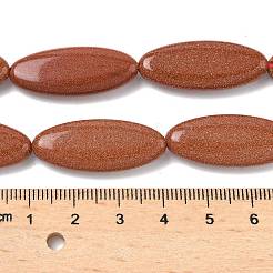 Synthetic Goldstone Beads Strands&nbsp;G-B078-E14-01B