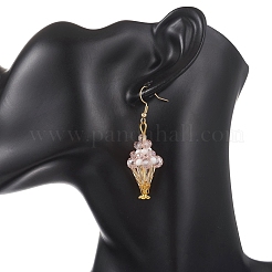 Glass Dangle Earrings&nbsp;EJEW-MZ00713-02