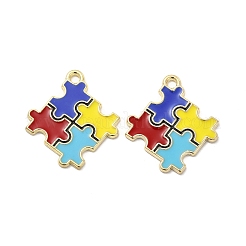 Alloy Enamel Pendants&nbsp;ENAM-J650-03G-02