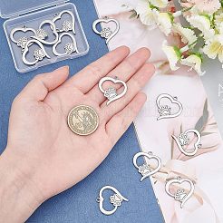 304 Stainless Steel Pendant Cabochon Settings For Enamel&nbsp;STAS-UN0013-95P