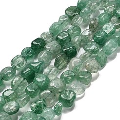 Natural Green Strawberry Quartz Beads Strands&nbsp;G-P568-C11-01