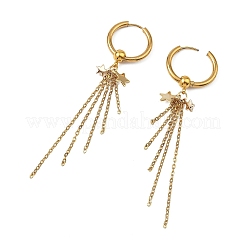 3 Pairs 3 Styles 304 Stainless Steel Hoop Earring for Women&nbsp;EJEW-JE07102