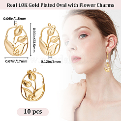 10Pcs 304 Stainless Steel Pendants&nbsp;STAS-BBC0003-46