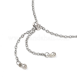 304 Stainless Steel Cable Chain Ball Link Chain Bracelet Making&nbsp;AJEW-JB01458-02