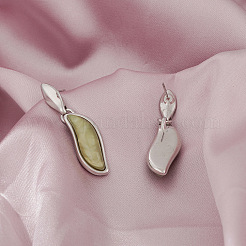 Leaf Alloy Enamel Pendant Necklaces & Stud Dangle Earrings Sets&nbsp;WG0AB14-01