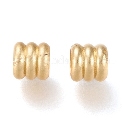 Matte Brass European Style Beads&nbsp;OPDL-H100-07MG