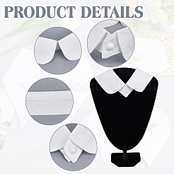 3Pcs 3 Styles Cotton Faux Collar&nbsp;AJEW-HY0002-07