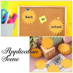 100Pcs Sun DIY Paper Cards&nbsp;AJEW-SP0004-68A-02