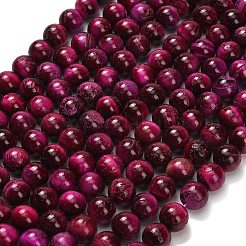 Natural Tiger Eye Beads Strands&nbsp;G-F591-18-10mm-02