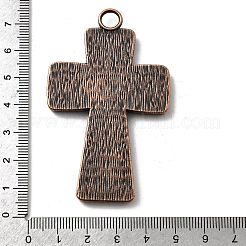 Tibetan Style Pendant Cabochon Enamel Settings&nbsp;TIBEP-4479-R-LF