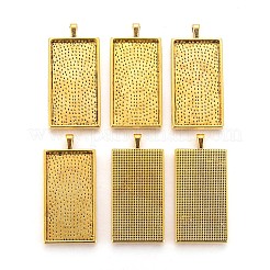 Alloy Pendant Cabochon Settings&nbsp;LS-PALLOY-2418-AG-FF