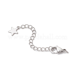 3Pcs 304 Stainless Steel Chain Extenders&nbsp;FIND-JF00178