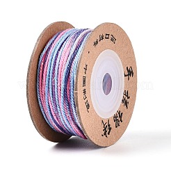 30M Segment Dyed Macrame Cotton Cord&nbsp;OCOR-T018-01O