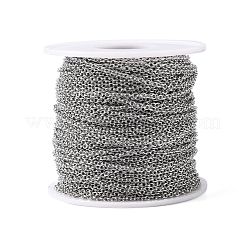 Tarnish Resistant 304 Stainless Steel Cable Chains&nbsp;CHS-R003-0.5mm