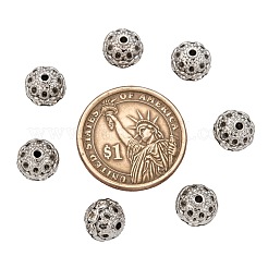 Brass Rhinestone Beads&nbsp;X-RB-H041-14
