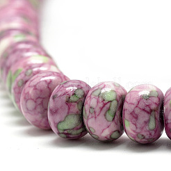 Synthetic Ocean White Jade Beads Strands&nbsp;G-S257-5x10mm-04