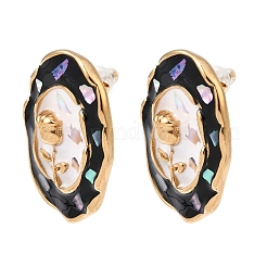 304 Stainless Steel Stud Earrings for Women&nbsp;EJEW-A164-04C-G