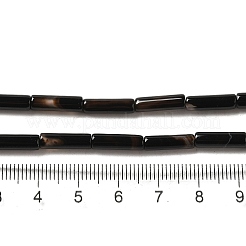 Natural Black Agate Beads Strands&nbsp;G-H013-49