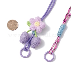 Polyester & Spandex Cord Ropes Pendant Decorations&nbsp;HJEW-JM04304-02