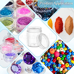 48Pcs Column Plastic Bead Containers&nbsp;CON-BC0008-03