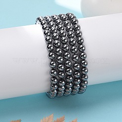 Terahertz Stone Beads Stretch Bracelets&nbsp;BJEW-L666-01E