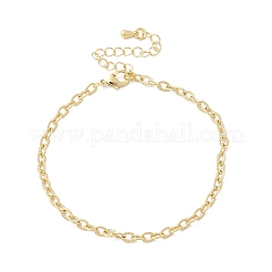 Brass Link Chain Bracelet for Women&nbsp;BJEW-A065-07G