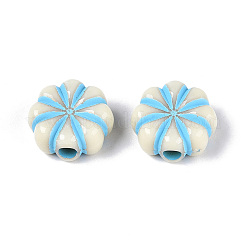 Painted Opaque Acrylic Beads&nbsp;OACR-T029-02M