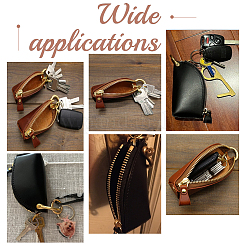 PU Leather Zipper Car Key Case&nbsp;AJEW-WH0348-14B