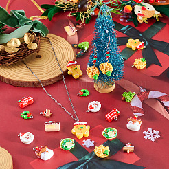 20Pcs 10 Styles Christmas Theme Rsin Pendants&nbsp;RESI-TA0004-85
