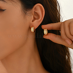 Brass Oval Hoop Earrings&nbsp;AU4169