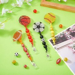 Plastic Beadable Badge Reels&nbsp;AJEW-BT0001-12