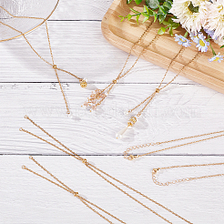 10Pcs 304 Stainless Steel Cable Chain Necklace Making&nbsp;NJEW-NB0001-11