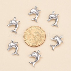 Tarnish Resistant Dolphin 304 Stainless Steel Pendants&nbsp;X-STAS-I045-29