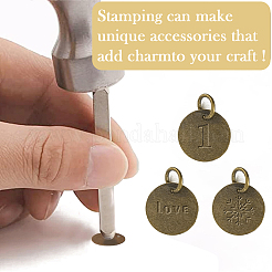 120Pcs Brass Stamping Blank Tag Charms&nbsp;KK-SC0007-27