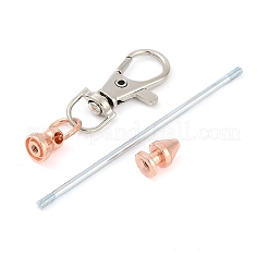 Alloy Beadable Pendant Decorations&nbsp;KEYC-D288-01RG