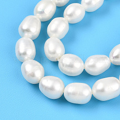 Natural Cultured Freshwater Pearl Beads Strands&nbsp;PEAR-N012-07Y