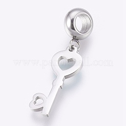 304 Stainless Steel European Dangle Charms&nbsp;STAS-O097-14A