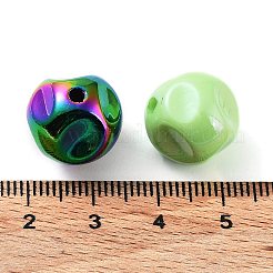 UV Plating Opaque Acrylic Beads&nbsp;OACR-Z013-01