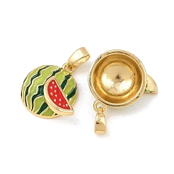 Brass Enamel Pendants&nbsp;KK-G549-04G
