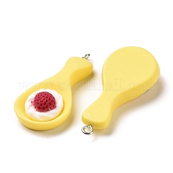 Opaque Resin Pendants&nbsp;RESI-G032-F04