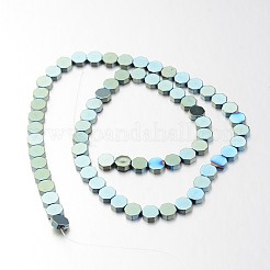 Electroplate Non-magnetic Synthetic Hematite Bead Strands&nbsp;G-F300-59-07
