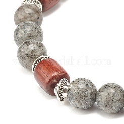 Natural Mixed Gemstone Beaded Stretch Bracelet for Women or Men&nbsp;BJEW-JB07732