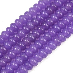 Natural Deyd White Jade Beads Strands&nbsp;GG-CBAD029-B04-5x8mm