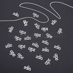 Tibetan Style Zinc Alloy Charms&nbsp;PALLOY-SC0002-14AS
