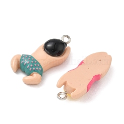Opaque Resin Pendants&nbsp;RESI-G114-01