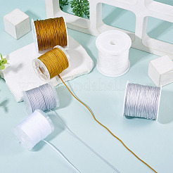6Rolls 6 Colors Nylon Braided Cord&nbsp;NWIR-TA0001-46A